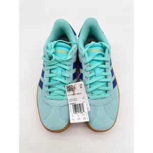 Adidas VL Court 3.0 Bold Platform Aqua Blue Suede Skate Trainer Low Sneakers 7.5 thumbnail 2