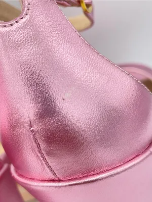 STUART WEITZMAN Skyhigh 145 Metallic Pink Platform Sandals Size 9 thumbnail 6