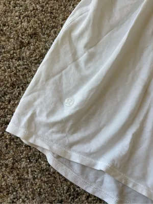 Lululemon White Tie Tank Top thumbnail 5