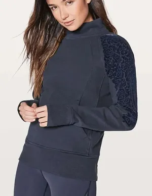 Lululemon Floral Flocked Sweatshirt  thumbnail 1