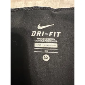 Nike Dri-Fit Cropped Wide Leg Pants Women's Plus Size 3X Black Athleisure Active thumbnail 3