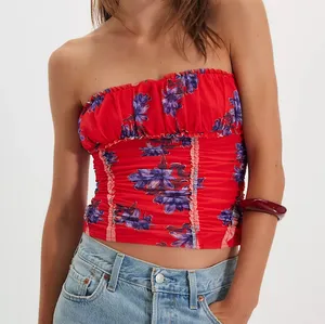 Free People Scottie Printed Tube Top thumbnail 1