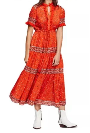 Free people Rare Feeling Printed Maxi Dress thumbnail 1