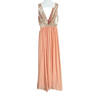 Lulu’s Elegant Encounter Rose Gold Sequin Maxi Dress thumbnail 7