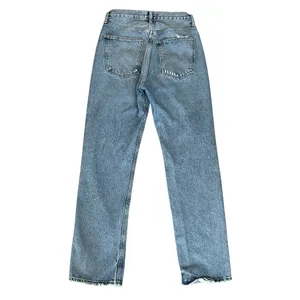 Agolde Women’s 90’s Pinch Waist Lineup Wash Distressed Straight Leg Jeans Sz 27 thumbnail 7