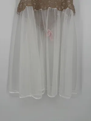 Victoria's Secret Whimsy Goth Fairycore Sheer‎ Lace Babydoll Chemise M thumbnail 3