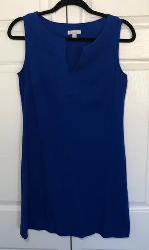 New York and Company Cobalt Blue Dress Size M thumbnail 1