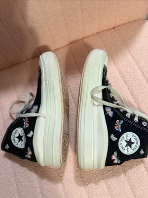 Converse CTAS Move Hi Butterfly Wings Women's Platform Sneakers Size 9 thumbnail 6