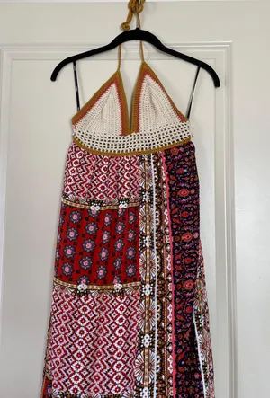 Crochet Top Maxi Dress Multiple thumbnail 4
