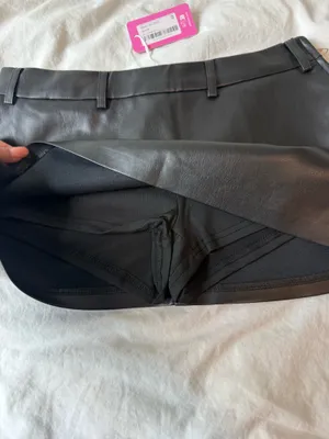 Edikted Black Leather Mini Skort thumbnail 7