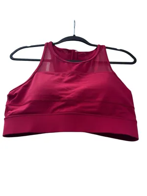 ZYIA ACTIVE RED All Star Mesh-Detail Sports Bra thumbnail 9