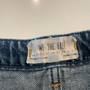 Free People We The Free Denim A-Line Mini Skirt‎ in Dark Denim Size 26 thumbnail 5