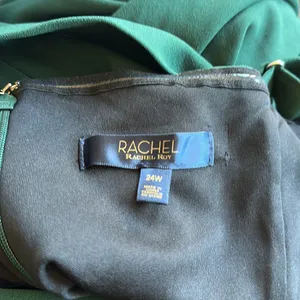 NWOT Rachel Rachel Roy Wide Leg Jumpsuit Belted In Pine Green thumbnail 7