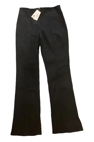 NEW Spanx Raw Indigo Bootcut Jeans Womens Dark Wash Pull-On Stretch Med Petite thumbnail 1