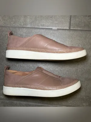 Vionic Zinah Neutral Leather Slip On Casual Comfort Sneakers Womens Shoe Size 10 thumbnail 6