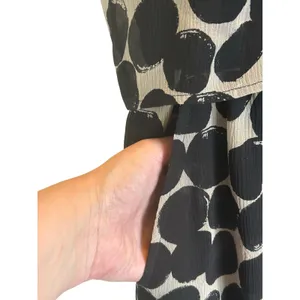 Lucky Brand Poka dot sleeveless silk dress elastic waist pockets Medium thumbnail 6