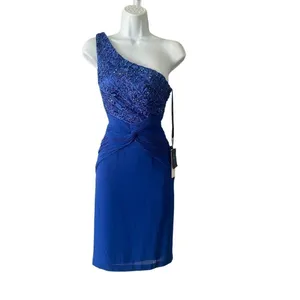 New Sue Wong Beaded One Shoulder Dress thumbnail 2