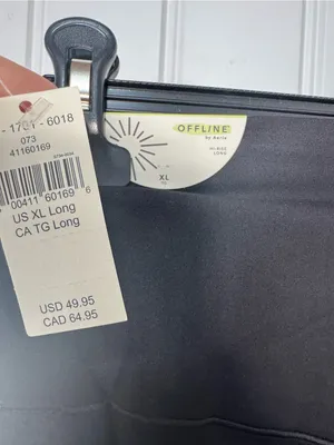 OFFLINE By Aerie Real Me XTRA High Waisted Legging XL Long New Black thumbnail 2