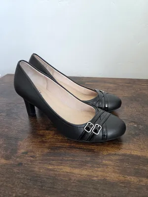 Life Stride Velocity Memory Foam Mickie Heel Shoe Black Professional Size 8.5 M thumbnail 4