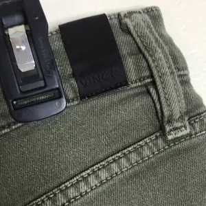 Vince ladies army green distressed 5 pocket skinny jeans‎ size 28 thumbnail 11