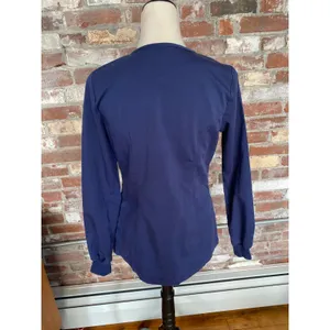 Sanibel Scrubs Navy Blue Button thumbnail 3