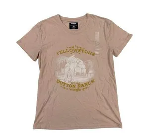 Wrangler - Yellowstone Dutton Ranch Tee in Pink thumbnail 1
