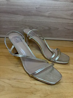 Dolce Vita Starlit Metallic Gold Strappy Heeled Sandals - Size 8.5 thumbnail 2