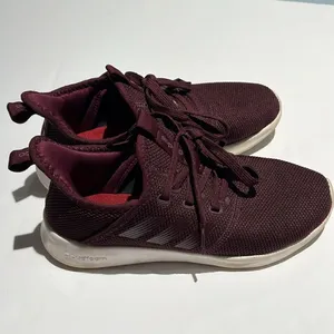 Adidas CLOUDFOAM Burgundy Tennis Shoe Size 6.‎ B60 thumbnail 5