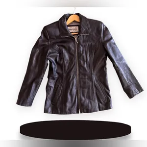 Wilson’s Leather the Leather Experts Pelle Studio Collared Leather Jacket thumbnail 6