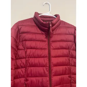 Abercrombie & Fitch Dark Red Puffer Jacket Logo Lightweight Size XL thumbnail 2