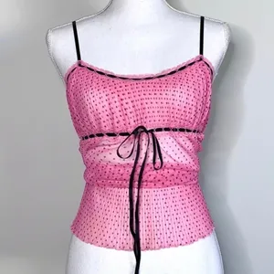 Victoria’s Secret Pleated Polka Dot Y2K Babydoll thumbnail 2