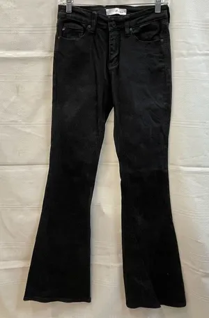 KanCan Flare Jeans Black Denim Size 26 thumbnail 1