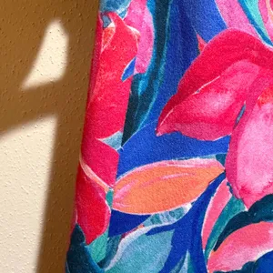 Show Me Your Mumu Eden Midi Dress Hibiscus Punch Tropical Floral thumbnail 13