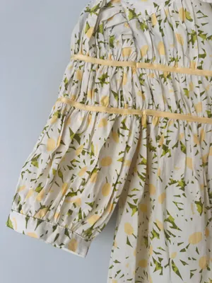 Anthropologie The Leandra Shirred Yoke Blouse by Maeve, Size XS thumbnail 5
