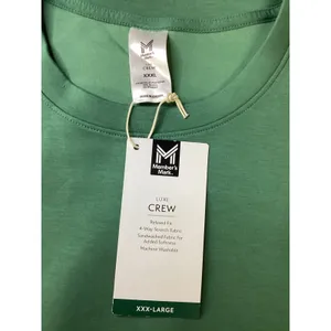 Members Mark Luxe Crew Sweatshirt Green Sandwashed Relaxed Fit‎ XXXL NWT thumbnail 2