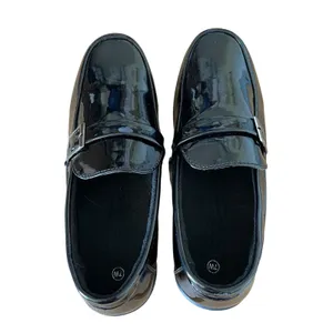 Y2K Penny Loafers Shoes Women's Sz 7 W Vegan Leather Preppy Punk Gothic Grunge thumbnail 5