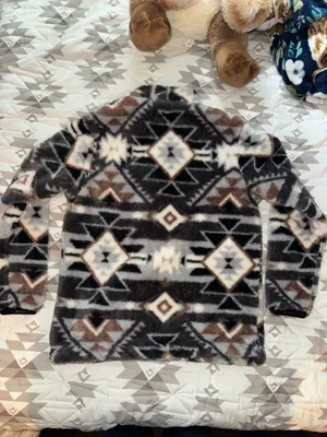 Hooey Fluffy Sherpa Pullover Quarter Zip Multiple thumbnail 4