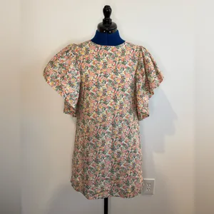 Mable Floral Ruffle Sleeve Dress thumbnail 2