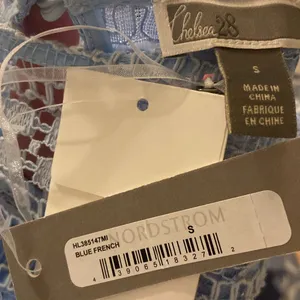 French Blue Lace Sheath Mini Dress thumbnail 3