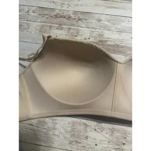 Truekind Wireless Bra Size Large Beige Neutral T-Shirt Padded Seamless Comfort thumbnail 7