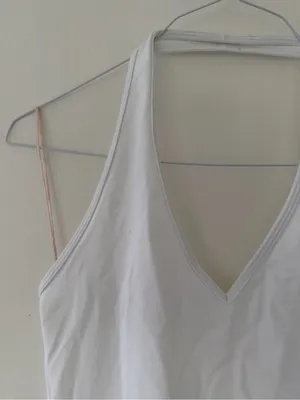Aritzia Wilfred Free LIFE Whistle Dress in White Size Large Preppy Tennis Prep thumbnail 7