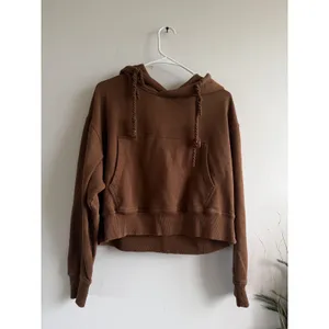 Tezza & Cole x Noize‎ Brown Cropped Hoodie Lost In The Sound Embroidered Large thumbnail 2