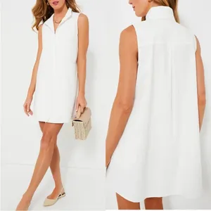 TUCKERNUCK White Sleeveless Charlie‎ Dress L thumbnail 3
