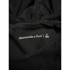 Abercrombie Black Lace Long Sleeve Bodysuit Small Sheer Mesh thumbnail 6