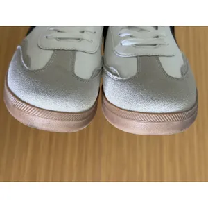 LUCKY STEP Retro Gum Sole Fashion Sneakers Womens 11 White Black Leather NWT thumbnail 10