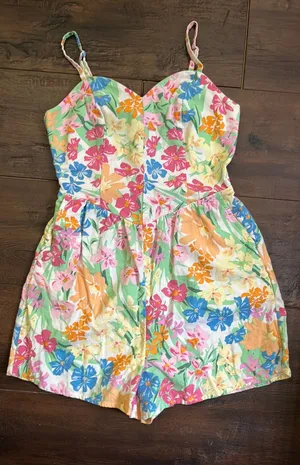 Old Navy Romper Floral thumbnail 1