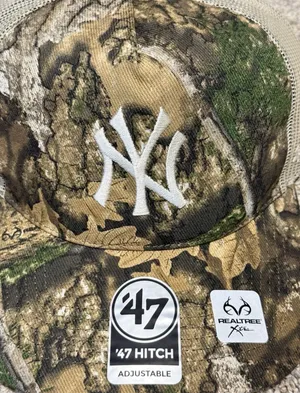 ’47 Brand MLB New York Yankees Real Tree Camo Hitch Trucker Hat thumbnail 2