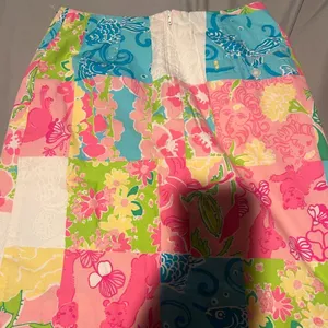 Lilly Pulitzer patchwork‎ skirt vintage size 0 thumbnail 7
