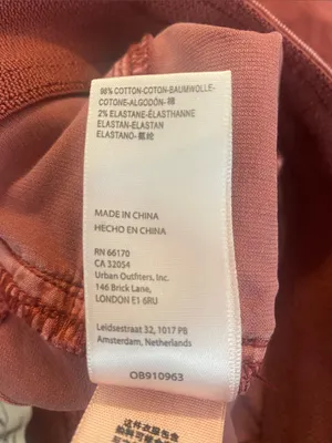 We The Free Pull On Flare Earthy Terracotta Corduroy Pants Size 31 thumbnail 8