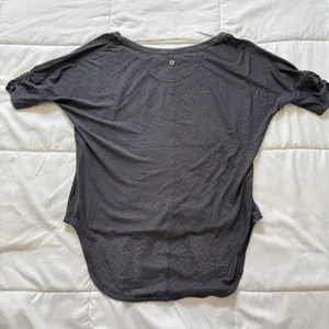 PRANA Short Sleeve T Shirt Tee Womens XS‎ Gray Yoga Loose Fit Activewear Outdoor thumbnail 5